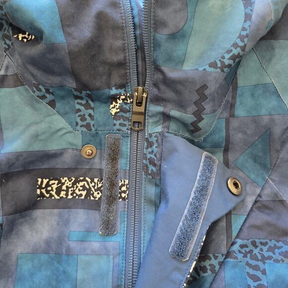 The North Face Mens Achilles Jacket Blue Size M Full Zip Parka Ski Snowboard - Picture 5 of 11